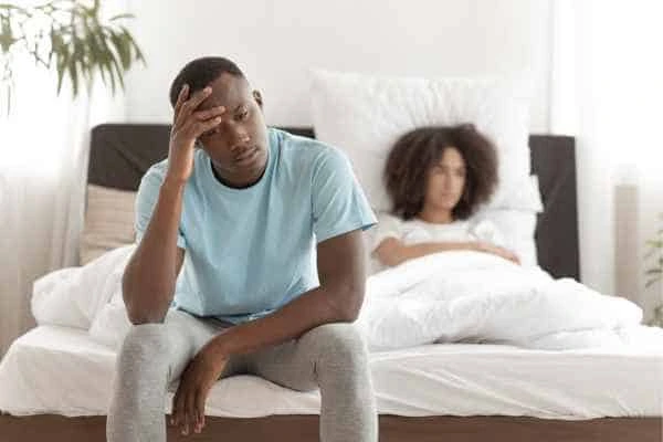 Man upset about ED symptoms Bootle