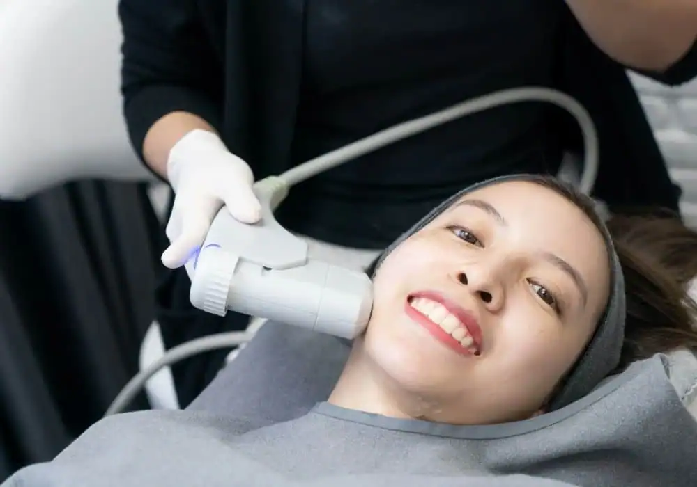 HIFU treatment Bootle in progress