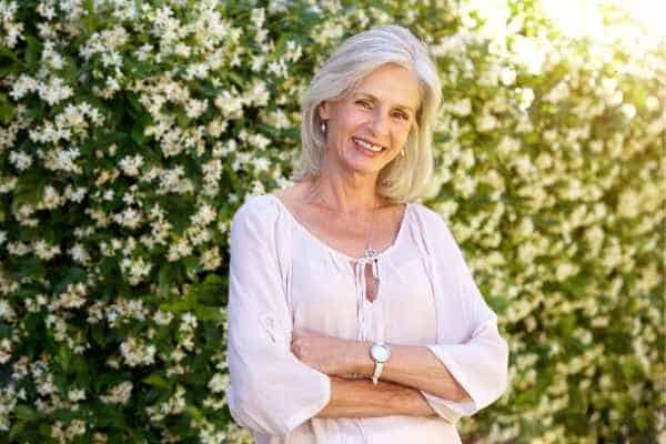 Older woman happy with urinary incontinence treatment Bootle