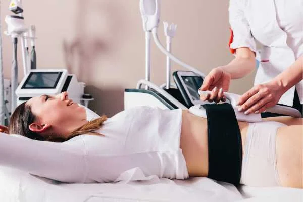 woman having body sculpting to help improve her body image and her mental health Bootle