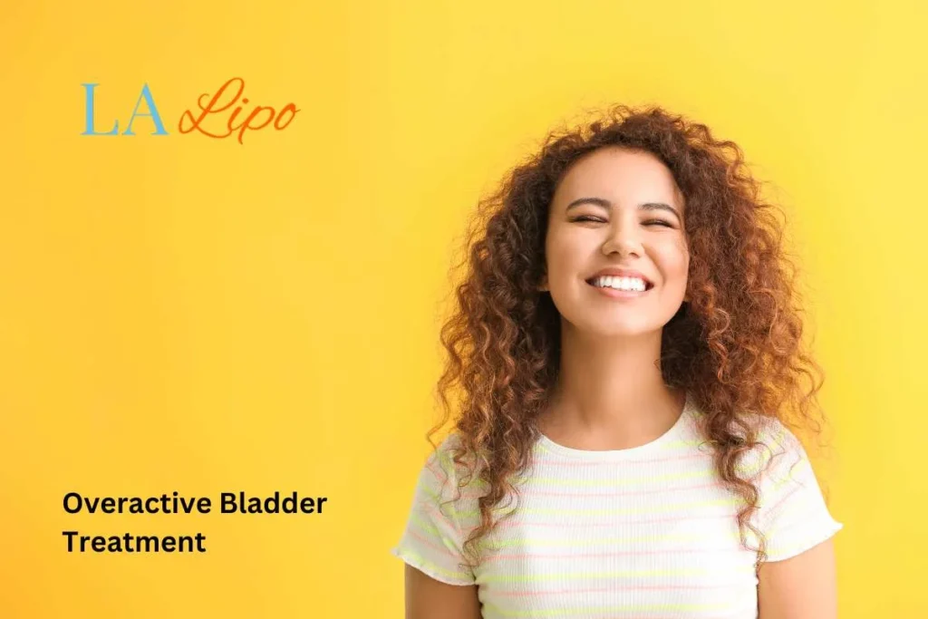 woman smiling about overactive bladder treatment Bootle solutions