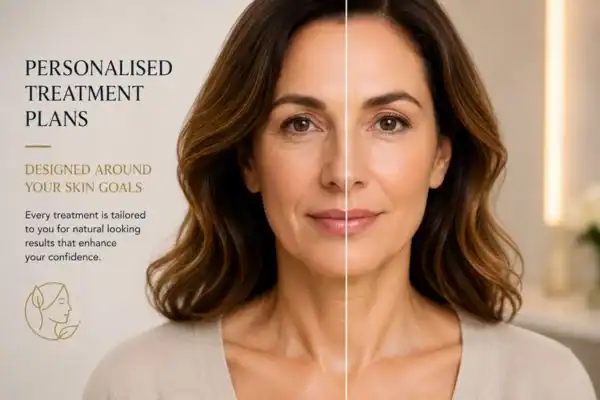 Before and after results of Collagen Lift Therapy Bootle